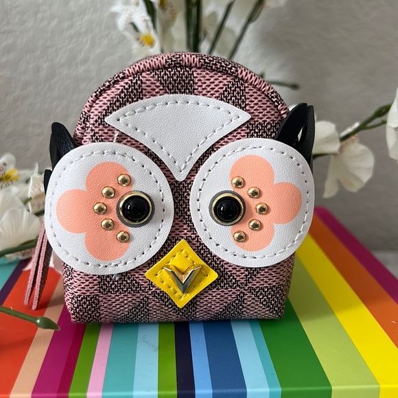 Fashion flower owl coin purse. - Picture 2 of 9